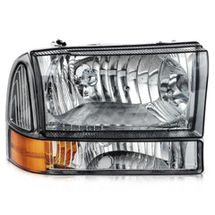 ECCPP Headlights For 2003-04 Ford Excursio 1999-05 Ford F-250/F-350/F-450 Pair KOEEP