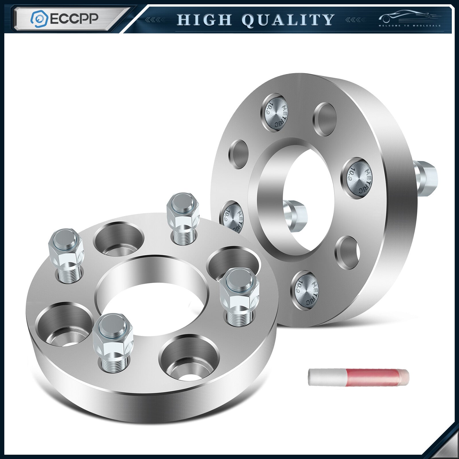2 Pcs 1" 4x100 Wheel Spacers 12x1.5 For Toyota Corolla Echo Scion xA xB 4 Lug 6B93BC-57