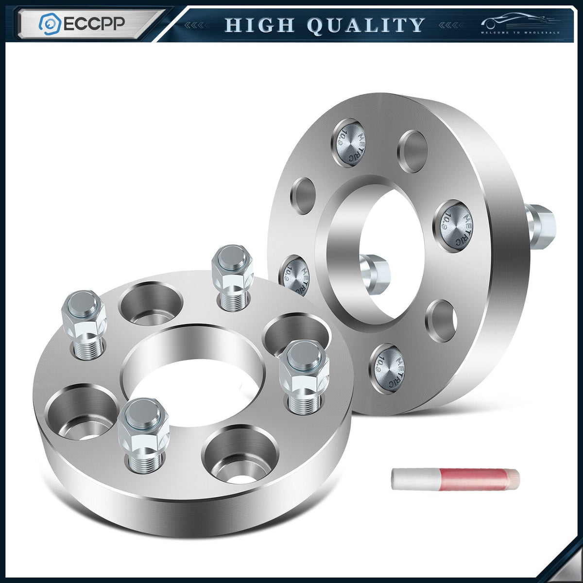 2 Pcs 1" 4x100 Wheel Spacers 12x1.5 For Toyota Corolla Echo Scion xA xB 4 Lug 6B93BC-57
