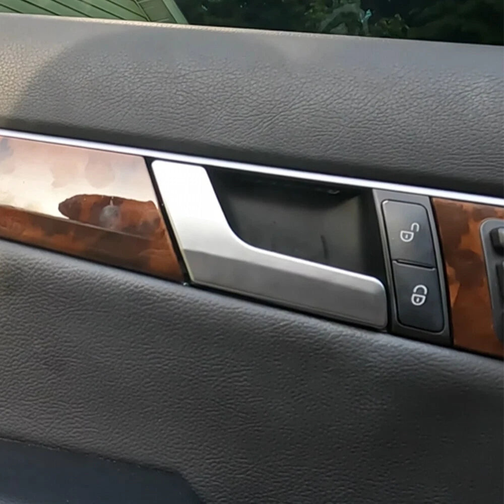 Left Driver Side Matte Inside Door Handle Kit For Mercedes C250 C300 C350 EOA 6B93BC-57