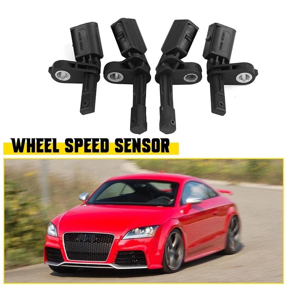 4X FRONT REAR ABS WHEEL SPEED SENSOR FOR VW VOLKSWAGEN BEETLE TIGUAN 2012-2018 A 6B93BC-57
