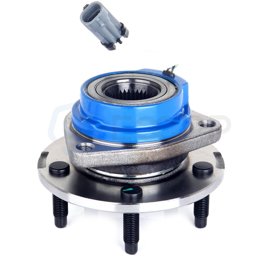 4pc Front Wheel Hub Bearing Assembly ABS Outer Tie Rod For Buick Cadillac FWD 6B93BC-57