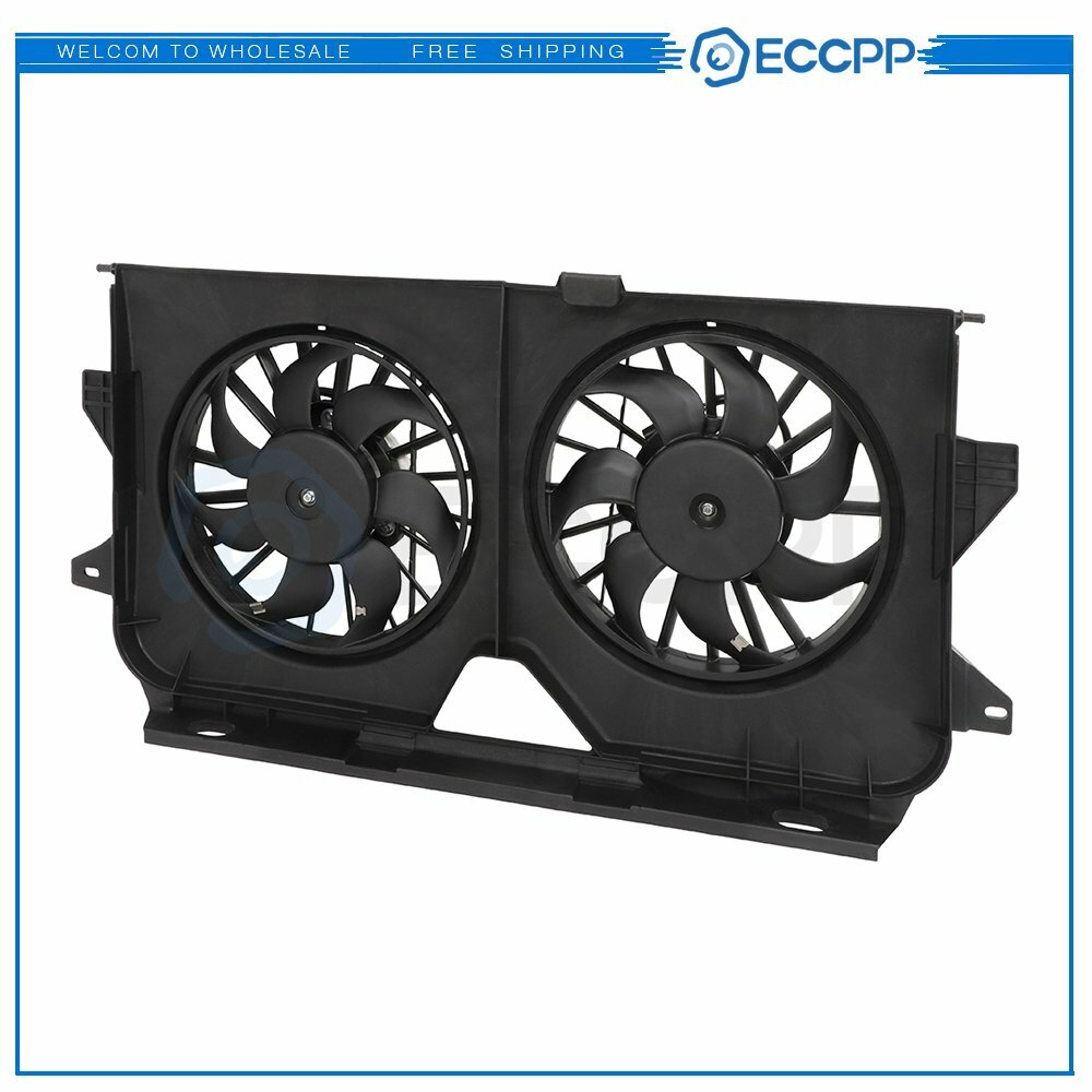 Radiator Condenser Cooling Fan Assembly For 2005-2007 Chrysler Town & Country 6B93BC-57