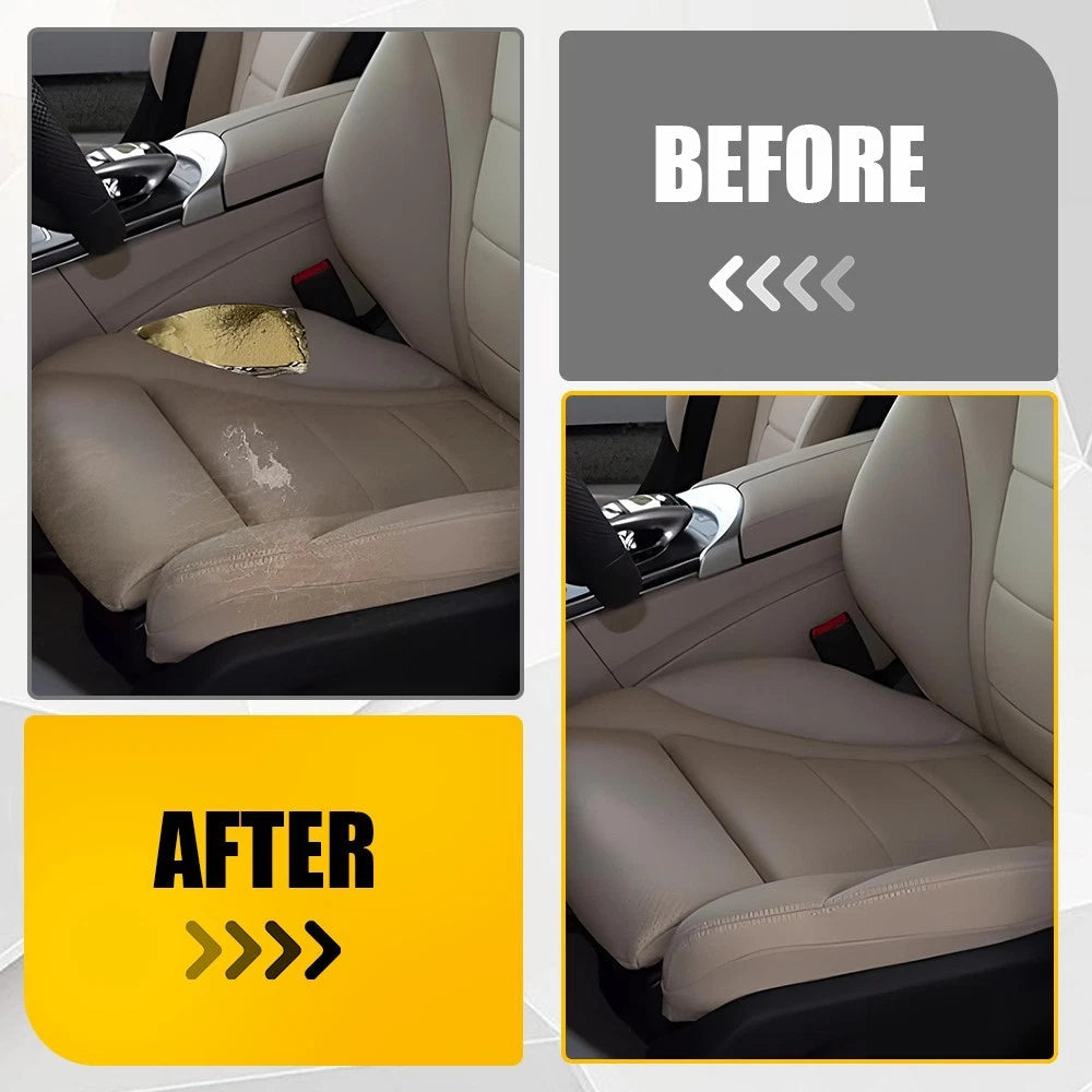 Driver Bottom Leather Seat Cover Light Tan For 2015-2021 Mercedes Benz C Class A 6B93BC-57