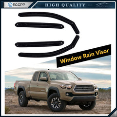 Guard Outside Mount Tape-On Window Visor for 05-15 Toyota Tacoma Double Cab 6B93BC-57