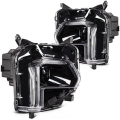 Pair Kit LED Headlights Assembly For 2022-2023 Chevrolet Traverse 3.6L Black 6B93BC-57