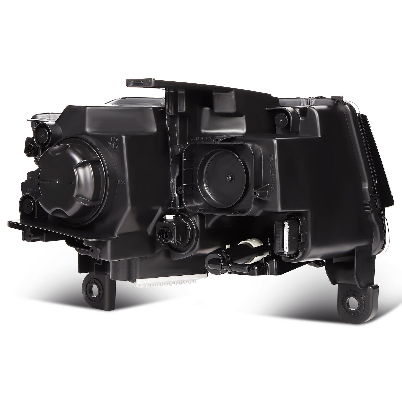 ECCPP Headlights Assembly For Jeep Grand Cherokee 2019-2021 Pair Kit Black Amber 6B93BC-57
