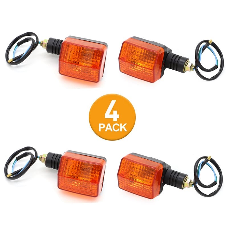 4PCS Mini Turn Signals For Honda CB250 350 400 500 650 900 Shadow 750 Nighthawk