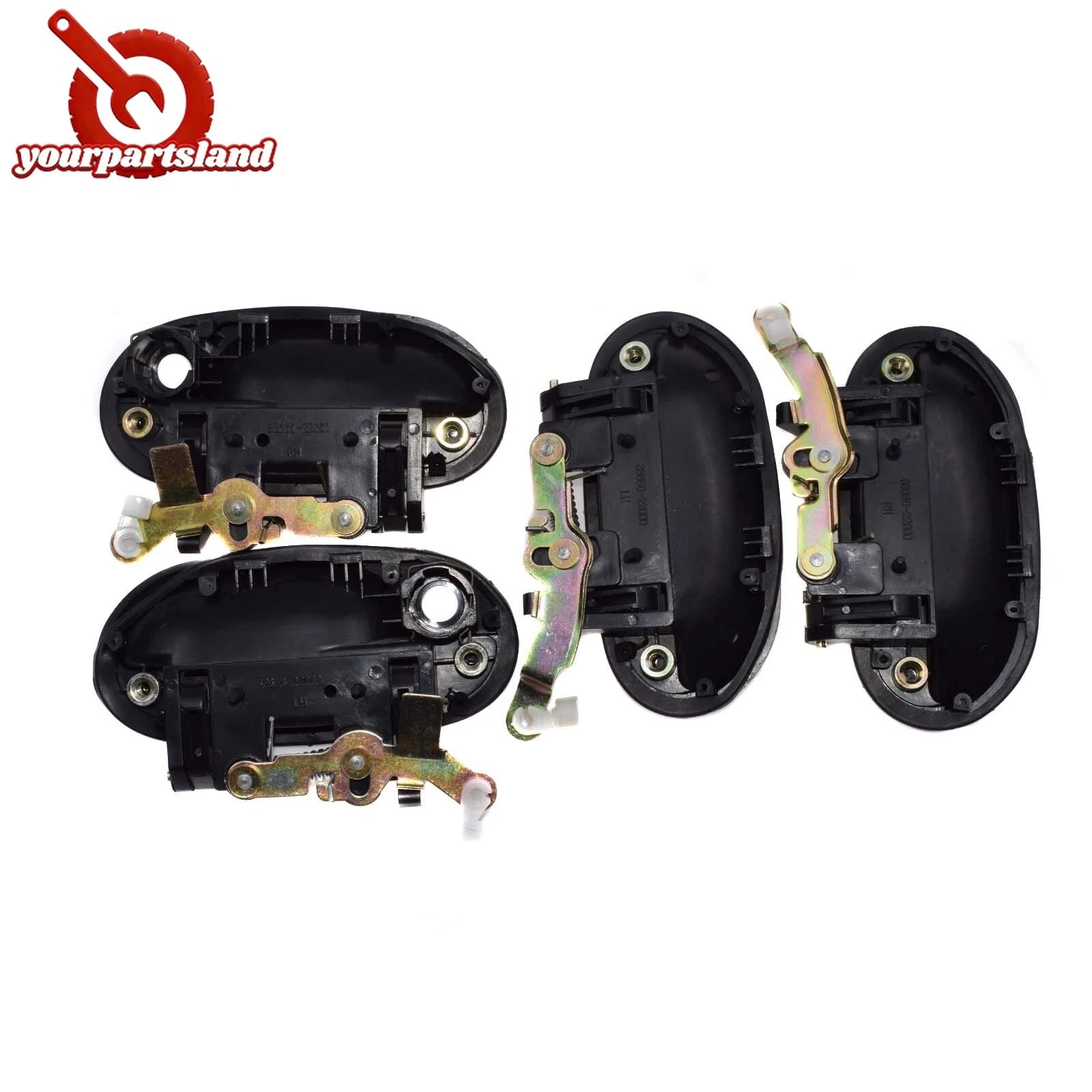 Outside Door Handles Front Left Rear Right For Hyundai Accent 1995 96 97 98 1999 6B93BC-57