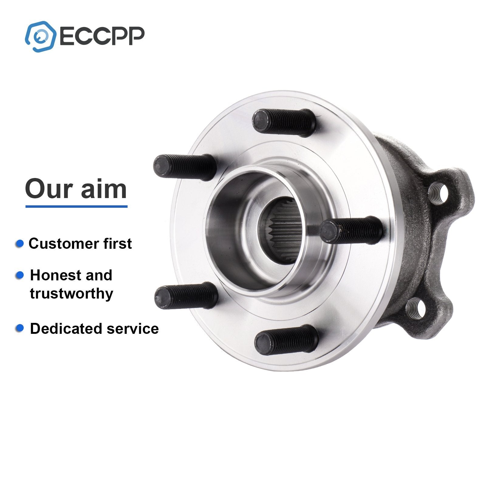 1Pc Wheel Hub Bearing Rear AWD For Ford Escape 2013-2019 Lincoln MKC 2015-2019 6B93BC-57