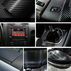 Interior Center Console Carbon Fiber Molding Sticker Decals For Mazda 6 Atenza