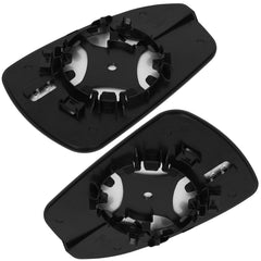 Heated Mirror Glass W/ Plate For 2013-20 Ford Fusion Left & Right Side View KOEEP