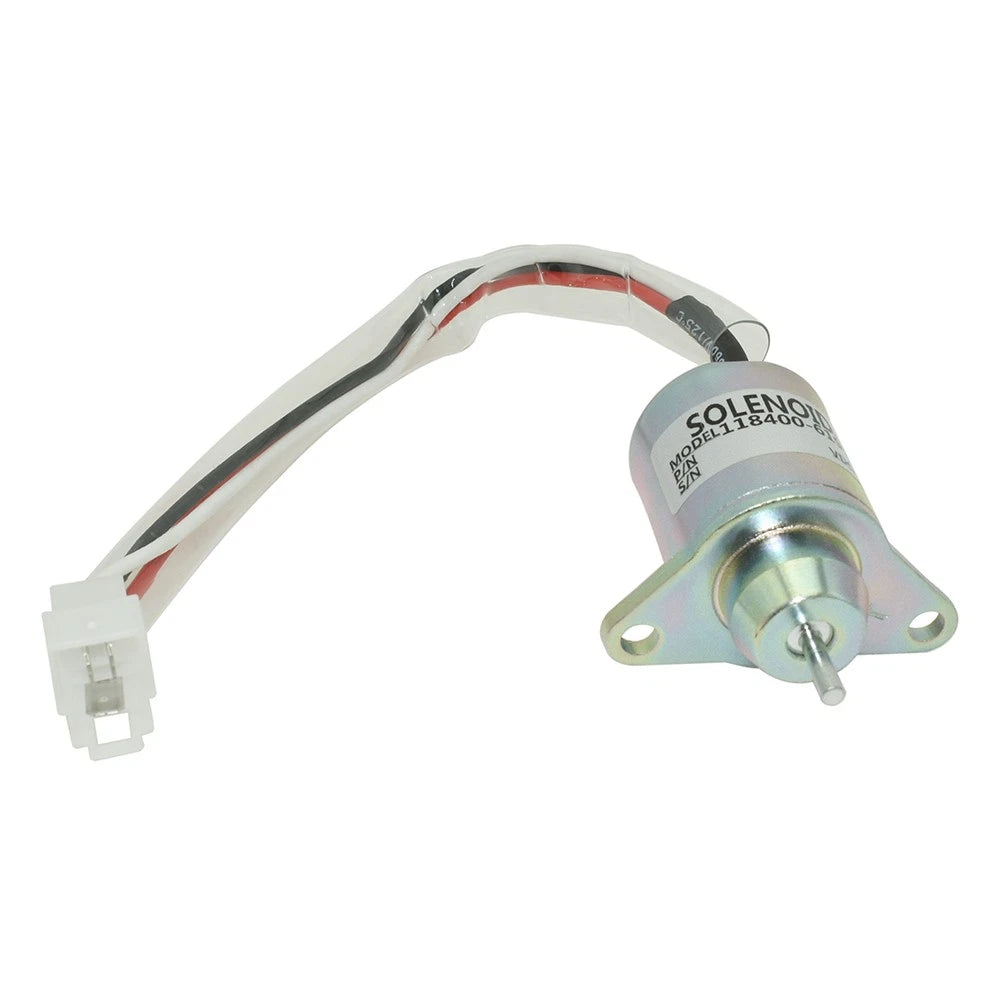 Shut Off Solenoid Shutdown Solenoid 118400-61950 For Yanmar 2V750 John Deere 6B93BC-57