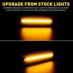 4x Smoke For 98-02 Pontiac Trans Am Firebird LED Front & Rear Side Marker Lights 6B93BC-57