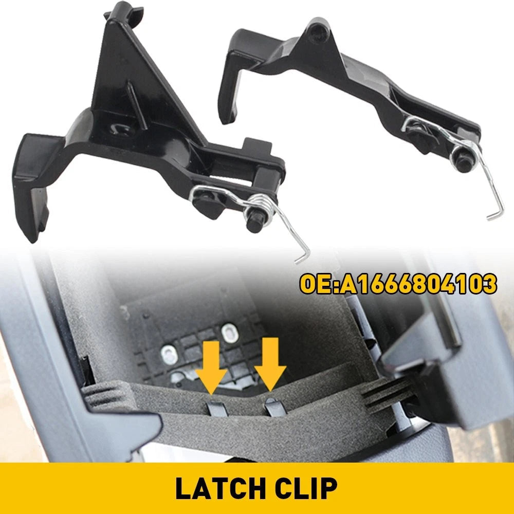 2X For Mercedes-Benz W166 W292 X166 GL Center Armrest Console Latch Clip L+R 6B93BC-57