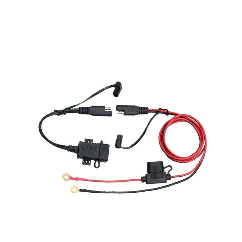 Motorcycle Charger USB Waterproof SAE to USB Cable Adapter Socket Battery 6B93BC-57