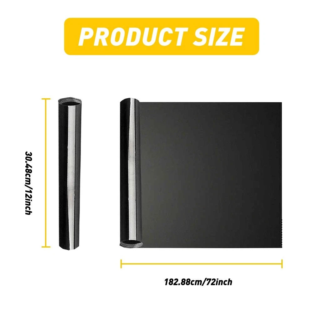 Light Smoke Gloss Vinyl Film Tint 12" x 72" Headlight Taillight Fog Wrap Cover A 6B93BC-57