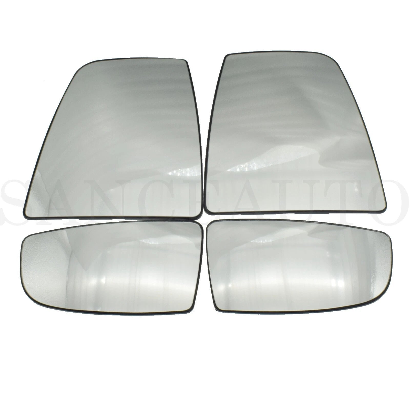 Lower & Upper LH RH Wing Mirror Glass Heated For Ford Transit 150 250 350 15-22 6B93BC-57