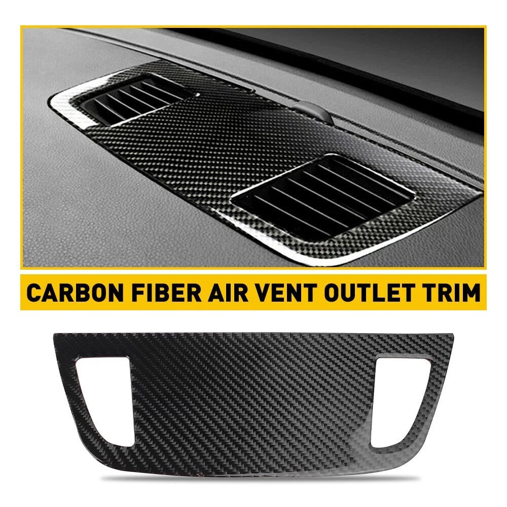 Carbon Fiber Interior Dashboard Speaker Panel For Trim BMW E90 3 Series2005-2012 6B93BC-57