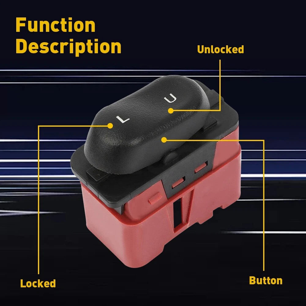 For 97-02 FORD DRIVER POWER DOOR LOCK SWITCH F250 F150 F350 F450 F550 EXPEDITION 6B93BC-57