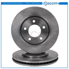 2 Front Brake Rotors For Chrysler Town & Country 3.3L 3.8L 2001-2007 6B93BC-57