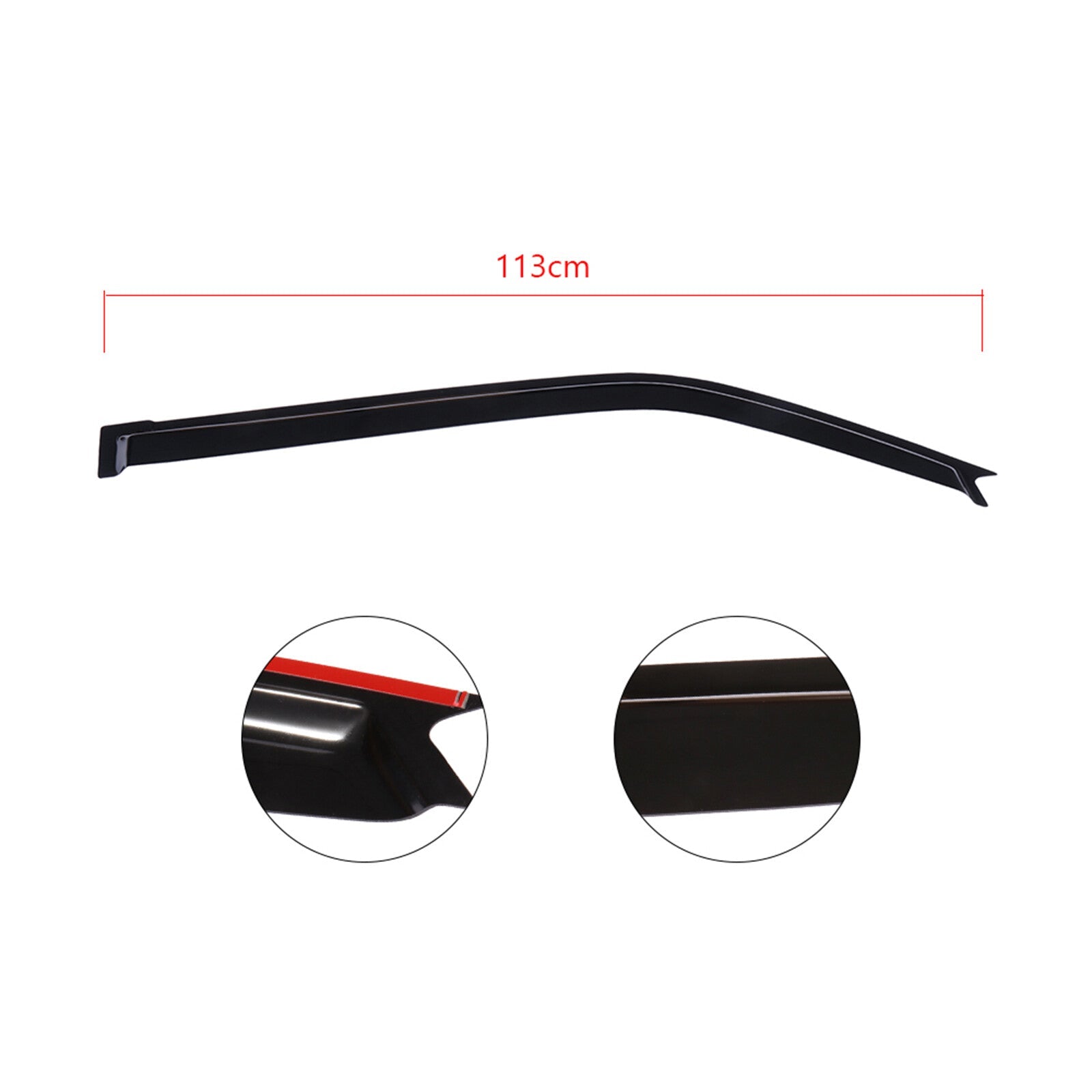 Window Visor Vent Rain Shades Guards Deflectors For 11-16 Scion TC Coupe Black 6B93BC-57