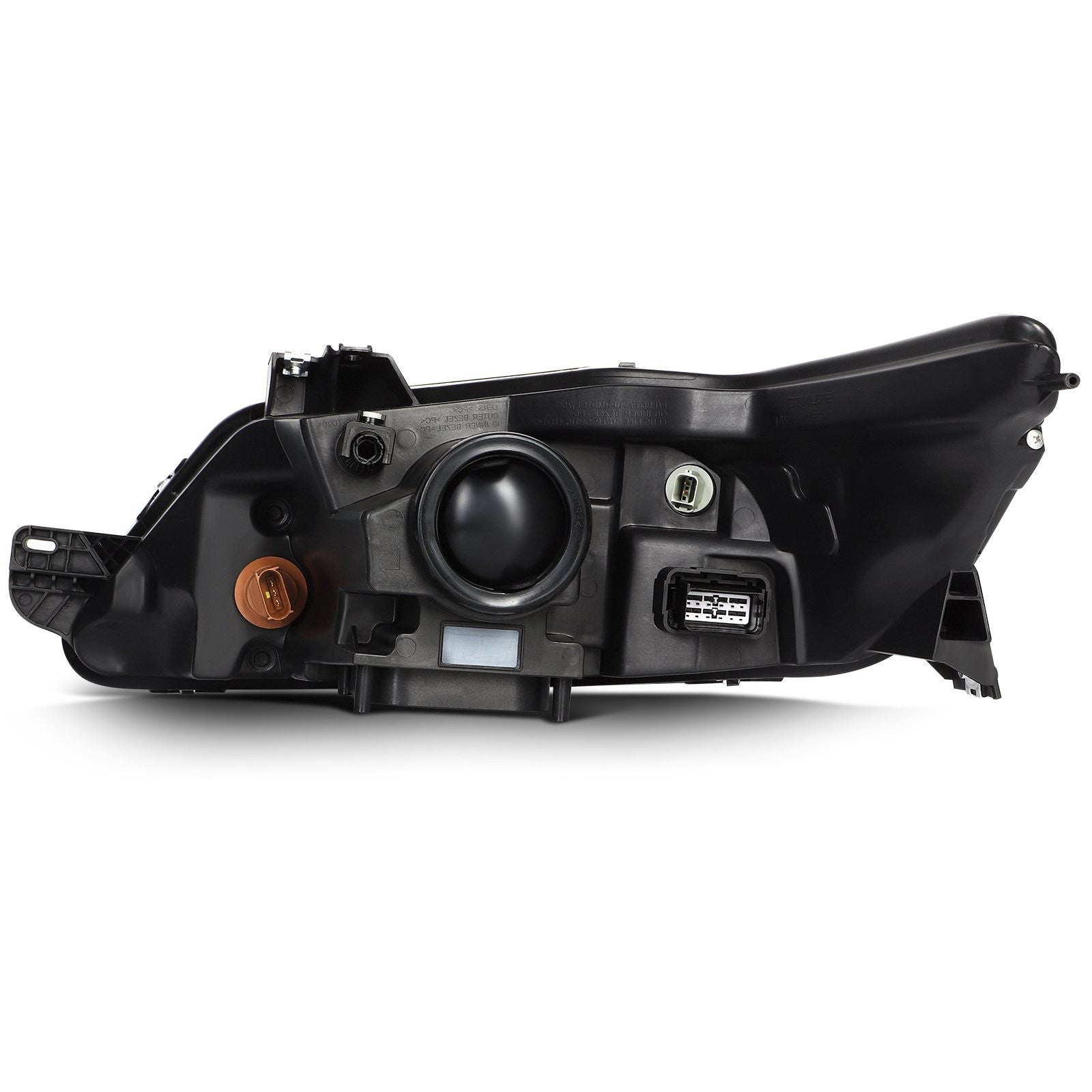 Passenger Right Side Headlight For 2010-2012 Ford Taurus 3.5L Black Amber 6B93BC-57