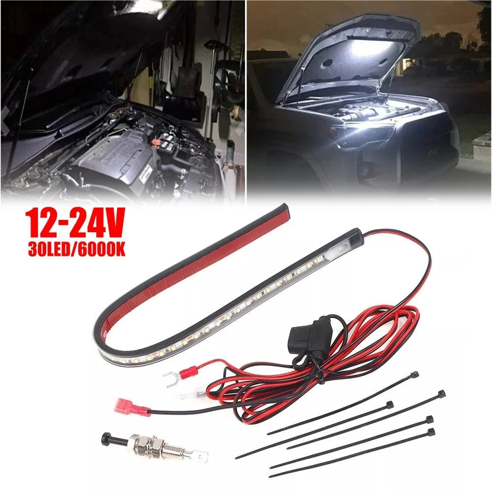 LED Truck Under Hood Engine Bay Light Strip Switch Control Car Repair EOA 6B93BC-57