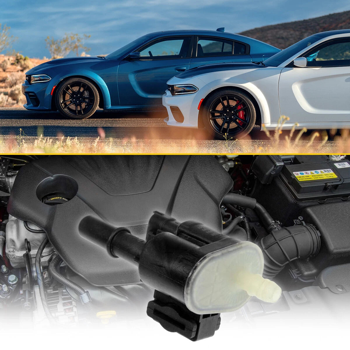 Vapor Canister Purge Solenoid Valve For 2014-2018 Jeep Cherokee Grand Cherokee A 6B93BC-57