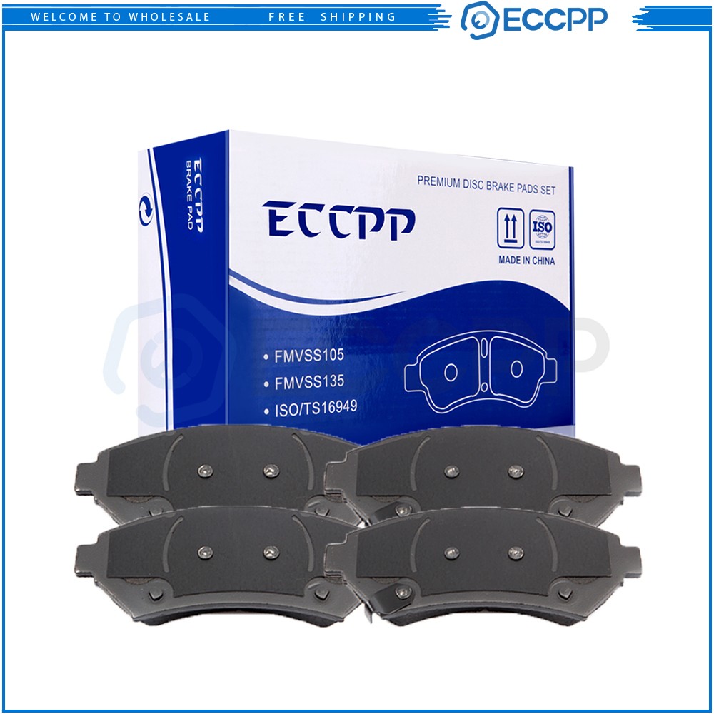 Front Ceramic Brake Pads Kit for Buick Century Chevy Venture Cadillac DeVille V6 6B93BC-57