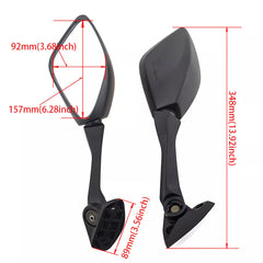 Side Rear View Mirrors For Suzuki GSX 250R GSX250R 2017-2024 2018 2019 2020 2021
