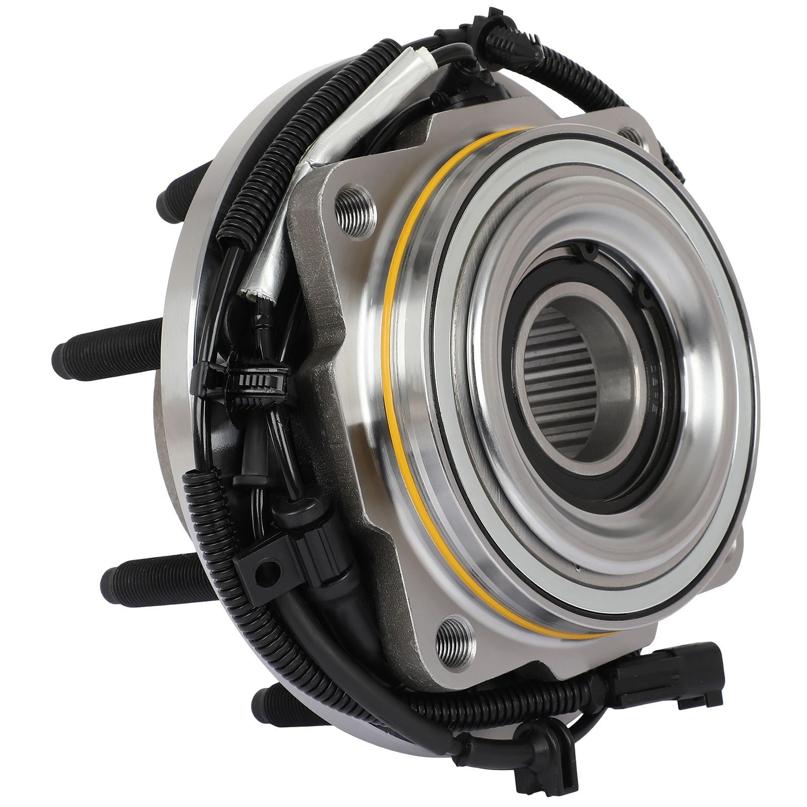 Pair Front Wheel Hub Bearings Assembly For Ford F-250 F-350 Super Duty 4WD SRW 6B93BC-57