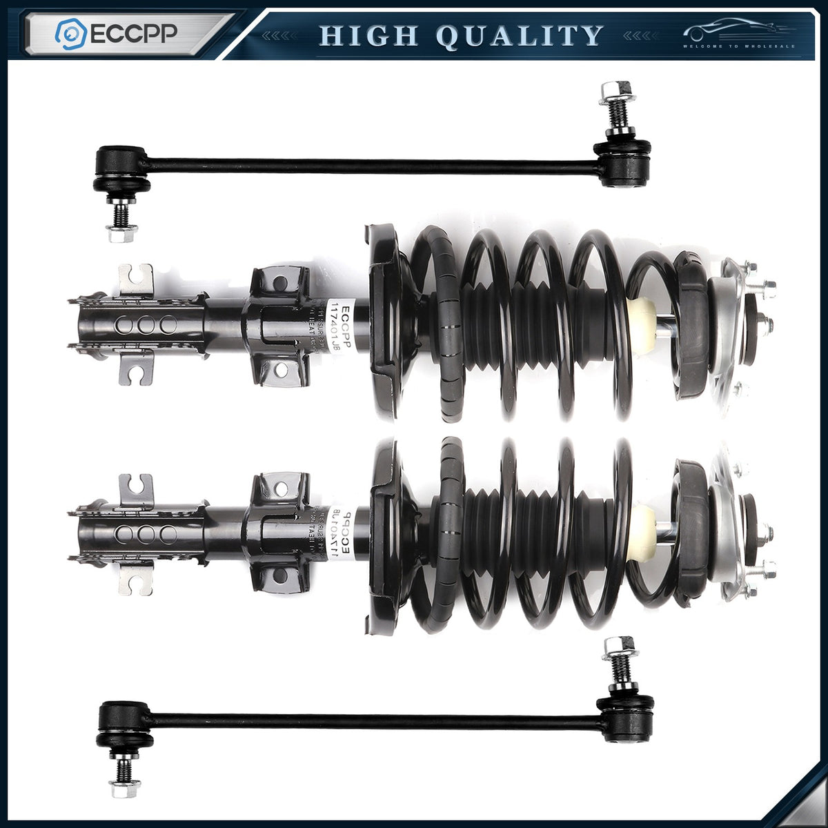 Front Struts Assembly Sway Bar Links for VOLVO S60 2001-2003 All Models