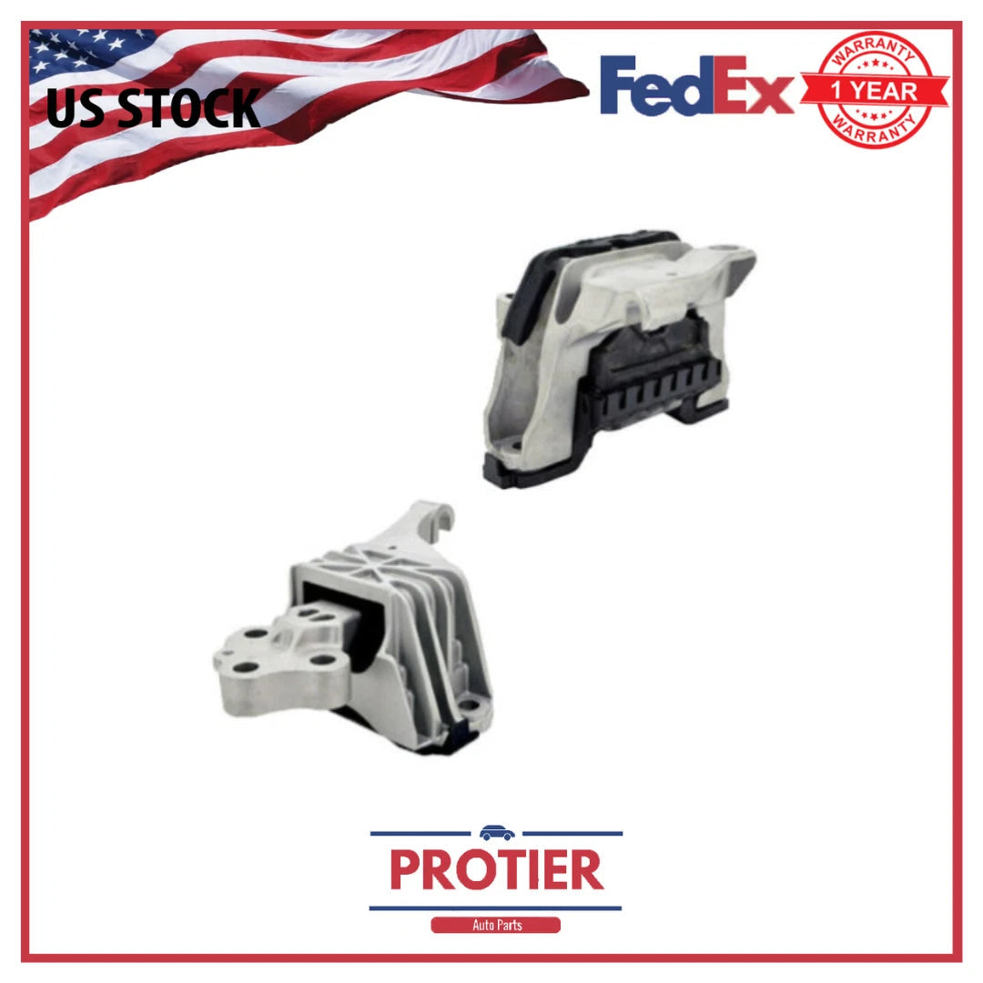 Motor Mount 2PCS Set Fit 2013-2016 Dodge Dart 2.0L/2.4L for Auto Trans 6B93BC-57