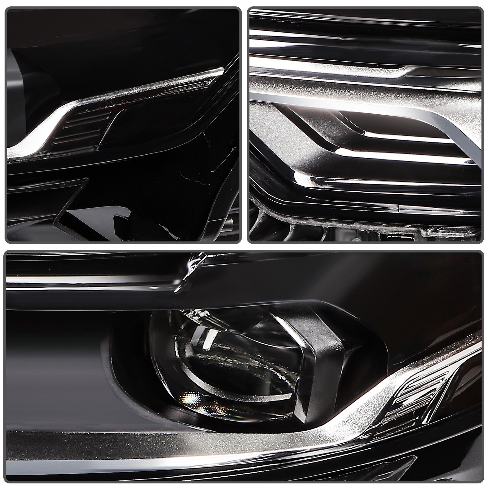 Left Side LED Headlight Assembly For 2020-2023 Cadillac XT6 2.0L 3.6L Black KOEEP