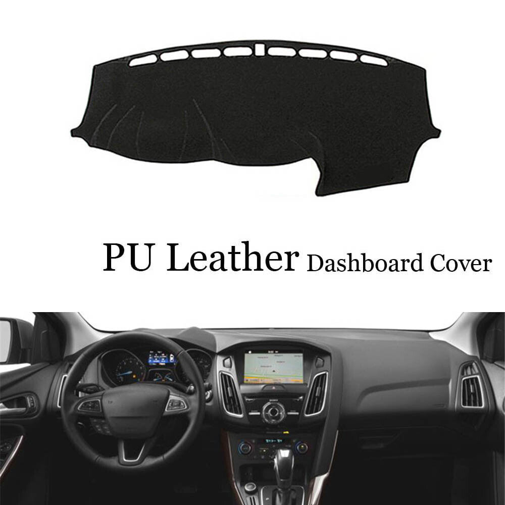 Dashboard Console Cover PU Leather Protector Sunshield Pad Fit For Ford Focus 3 6B93BC-57