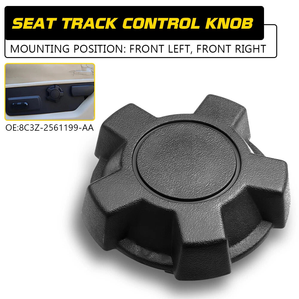 Seat Track Adjustment Knob Fit for 2008-2010 Ford F250 F350 F450 F550 Super Duty 6B93BC-57
