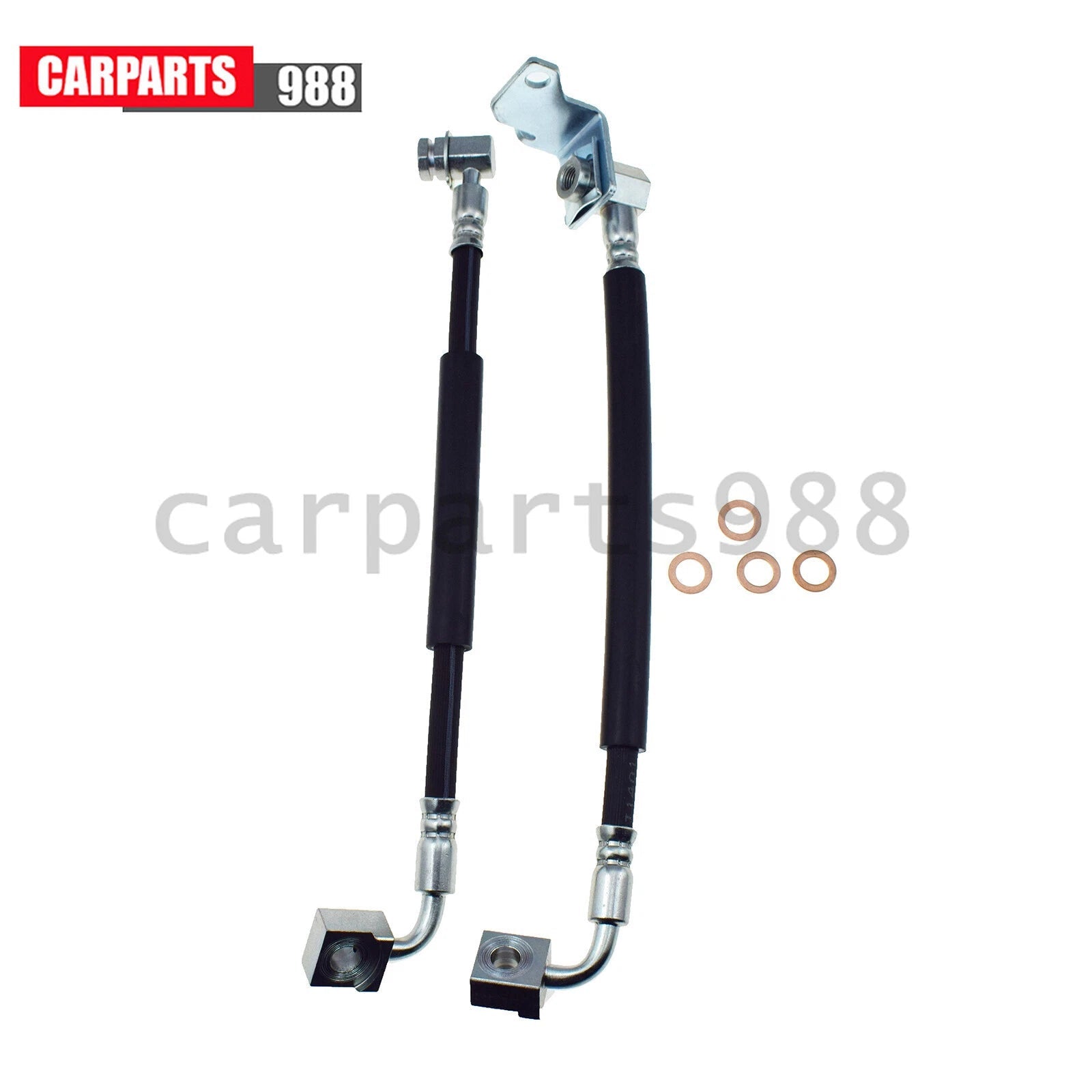 2Pcs Front LH & RH Brake Hydraulic Hose for Ford Explorer Ranger Mazda 8L5Z2078L 6B93BC-57