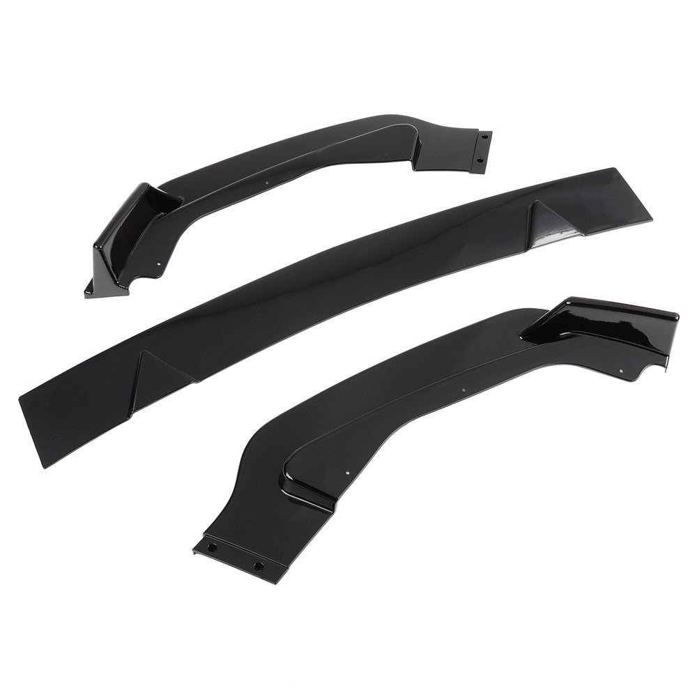 Front Bumper Lip Trim Spoiler Fits 2014-2017 Infiniti Q50 Base Painted Black KOEEP