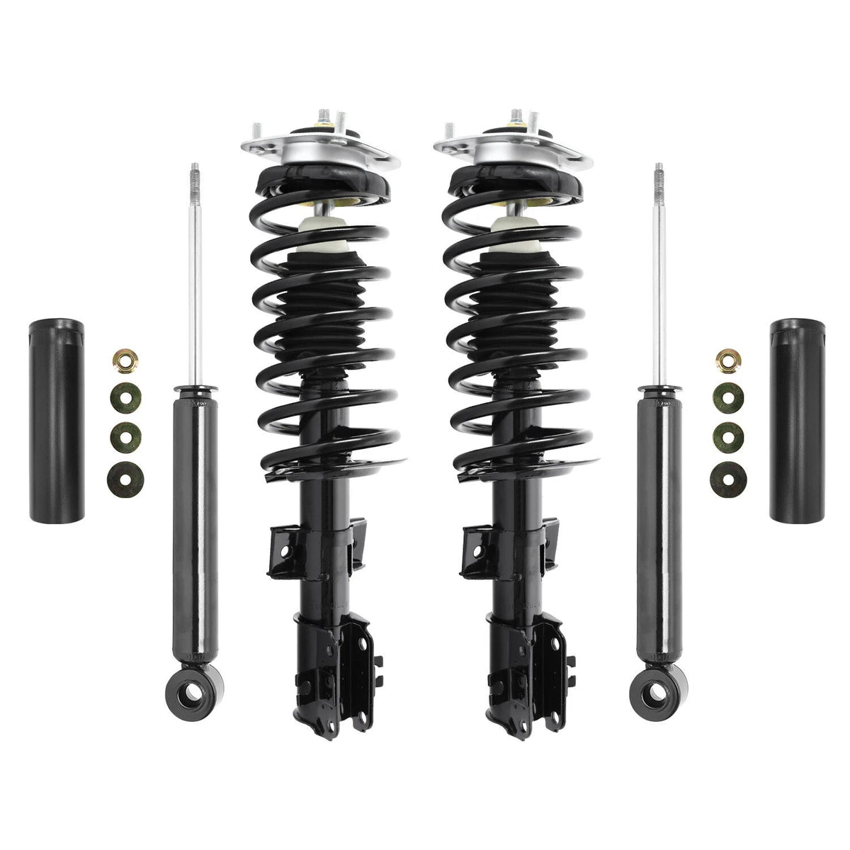 Front & Rear Complete Strut Assembly Shock Kit for 1993-1997 Volvo 850, 6B93BC-57