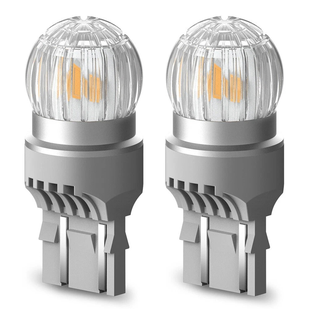 AUXITO 7443 T20 7440 Amber Yellow LED Turn Light Signal Bulbs Canbus Error Free AUXITO