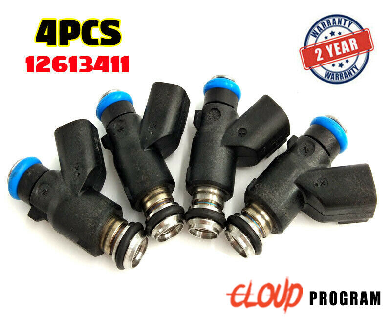 4pcs Fuel Injector Nozzle 12613411 Fit For 2010-2013 Chevrolet GMC 6B93BC-57