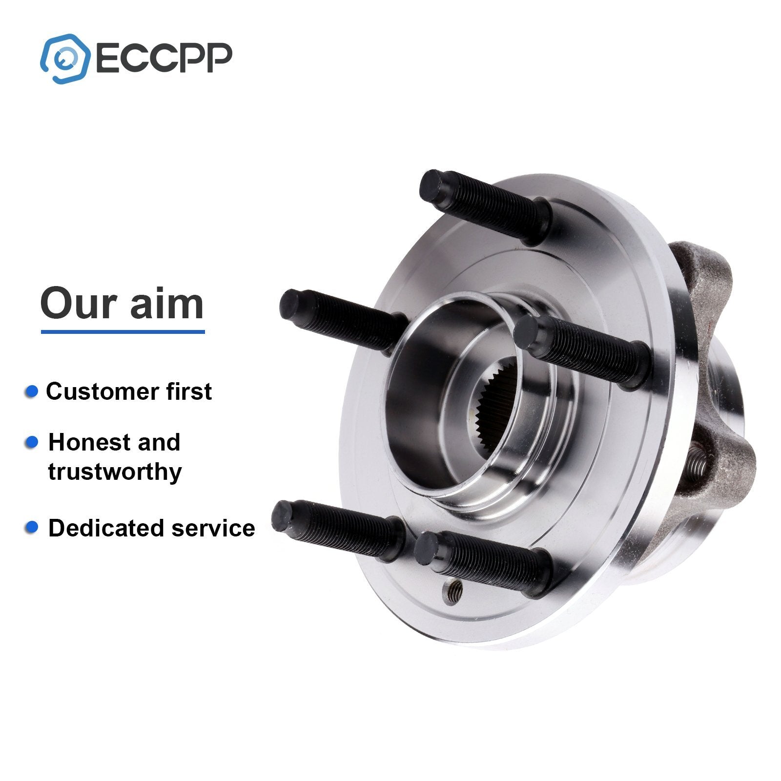 2 Pcs Rear Wheel Hub Bearings Assembly For Ford Edge Taurus Lincoln MKS MKT MKX 6B93BC-57