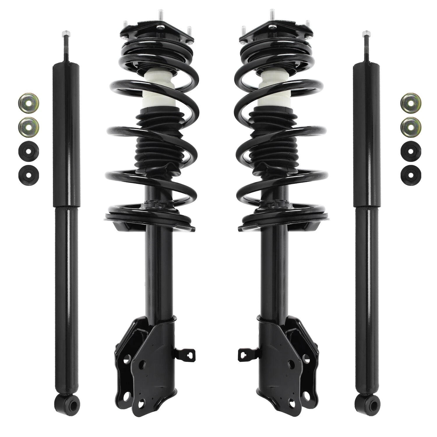 Front & Rear Complete Strut Assembly Shock Kit for 2011-2014 Ford Edge, 6B93BC-57