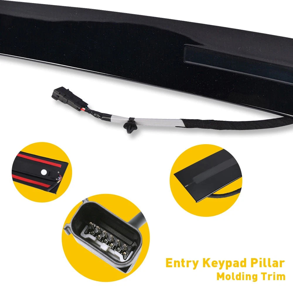 For 11-19 Ford Explorer Driver Side Door Entry Keypad Pillar Molding Trim LH EOA 6B93BC-57