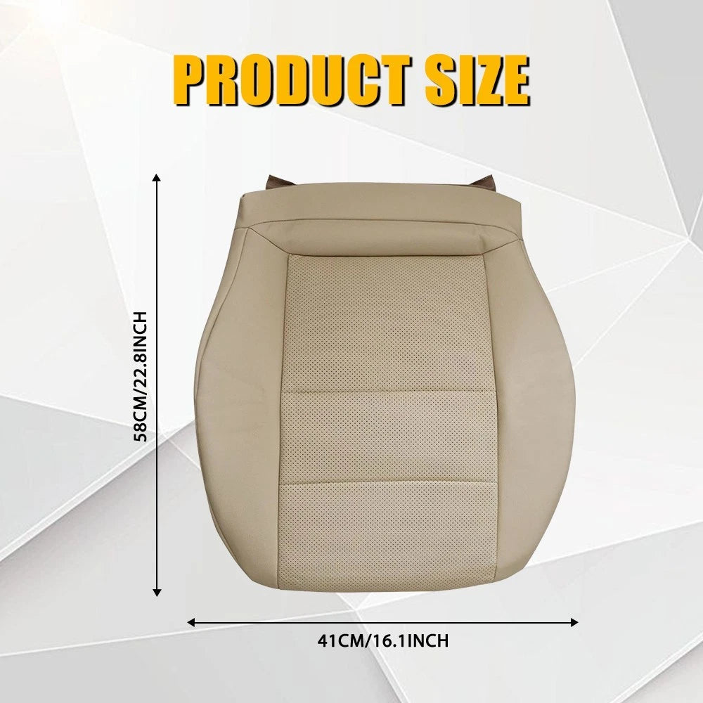 Driver Bottom Leather Seat Cover Tan For Mercedes Benz C250 C300 C350 2008-14 EA 6B93BC-57