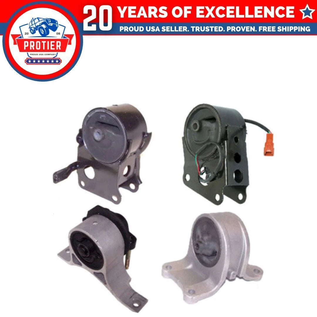 Motor & Trans Mount 4PCS for 04-06 Nissan Quest 3.5L Auto Trans 4Spd w/ Sensor 6B93BC-57