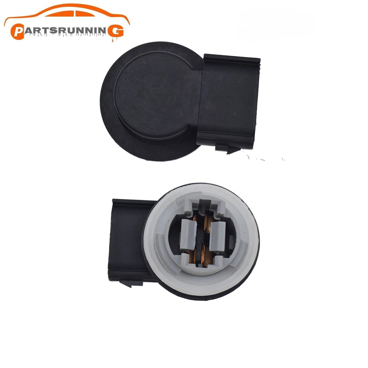 2U5Z13411DA Set of 2 Light Bulb Socket For Ford E150 F-250 350 Lincoln Mercury 6B93BC-57
