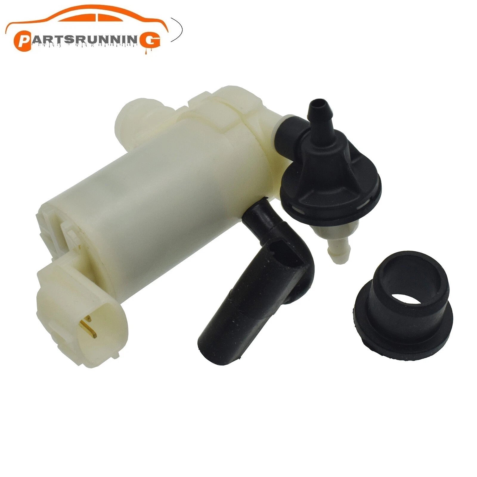Front Rear Windshield Washer Pump W/ Pipe For 2007-15 Mazda 2 Hatchback 2224663A 6B93BC-57