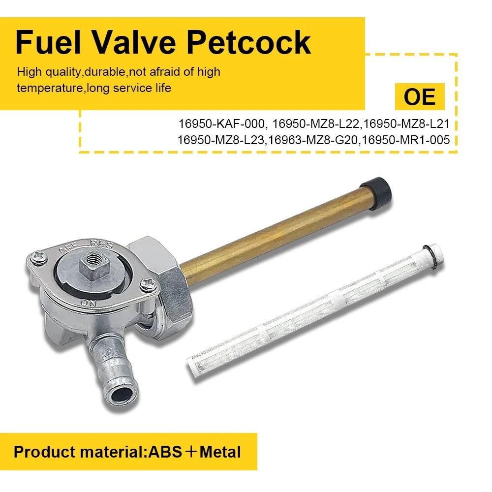 Fuel Valve Petcock Replace For HONDA Shadow Ace Deluxe 750 VT750 C CD 1998-03 EA 6B93BC-57